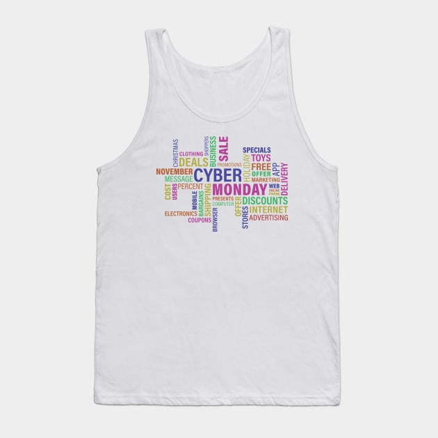 Cyber Monday Tank Top by  Colorful&Goldie